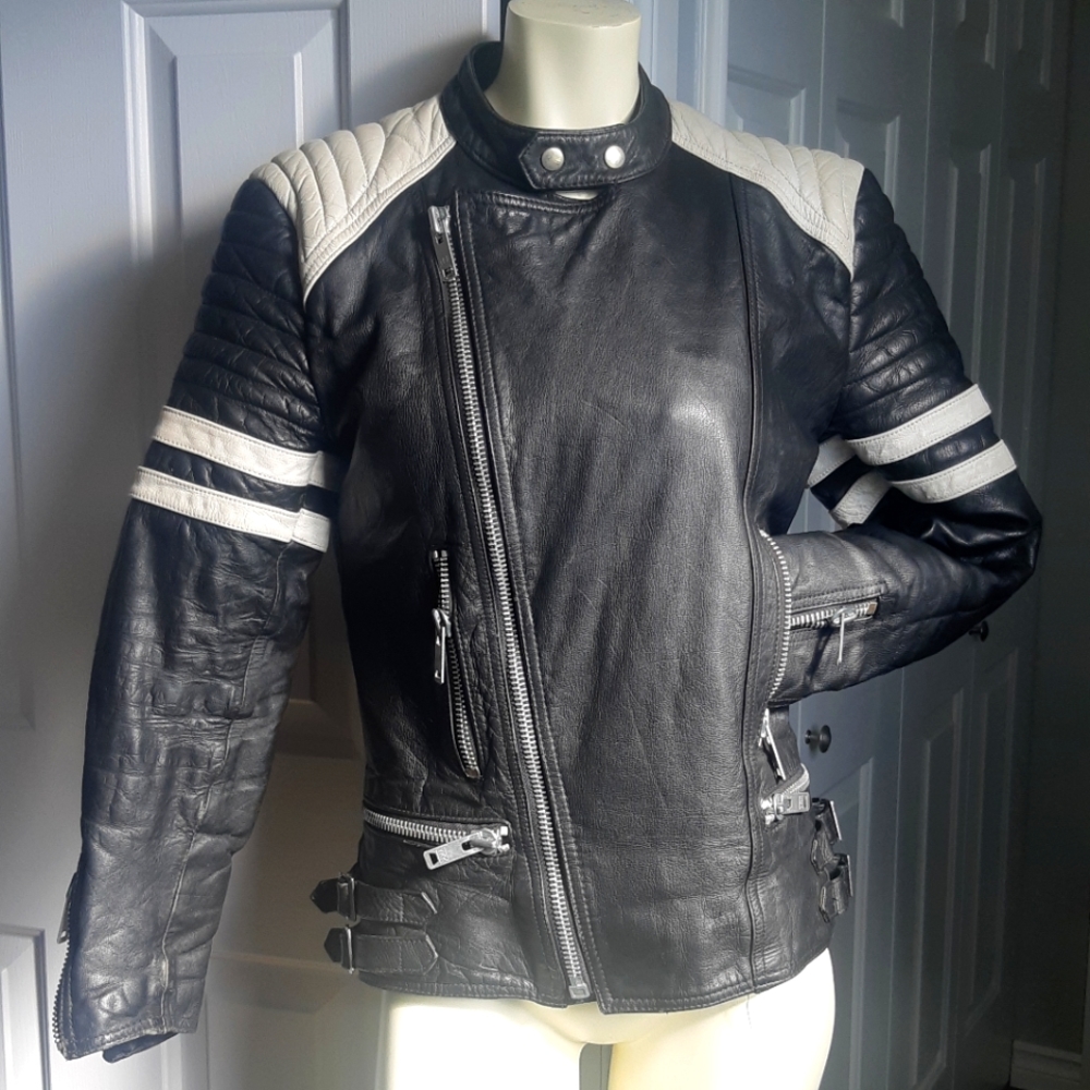 Echtes Leder Motorcycle Jacket